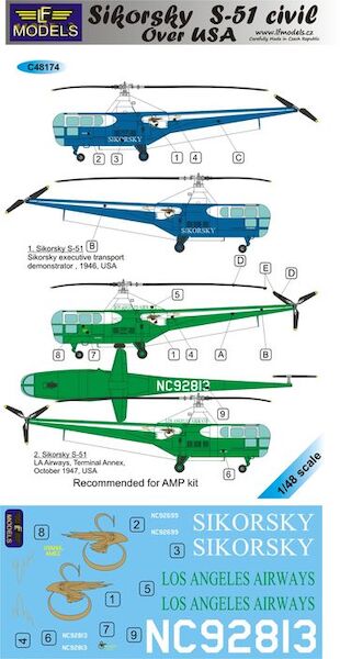 Sikorsky S51 Civil users over USA LFC48174