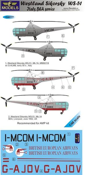 Westland Sikorsky WS-51 Italy, BEA service  LFC48177