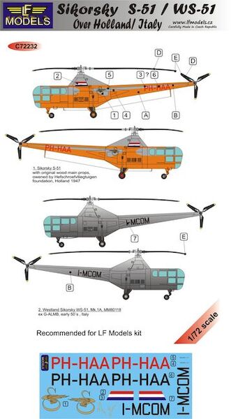 Sikorsky S51/WS51 Over Holland / Italy LFC72232