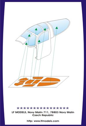 Bell P39 Airacobra masking set (RS Models) LFCM7210