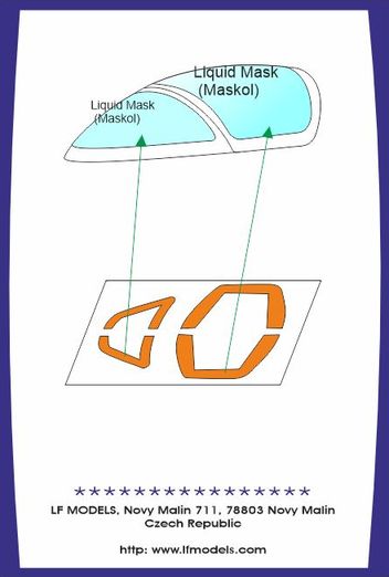MB 326K (single seat) canopy masking set (LF Models LFCM7214
