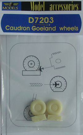 Weighted Wheels for Caudron Goeland (RS)  LFD7203