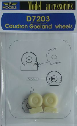 Weighted Wheels for Caudron Goeland (RS) LFD7203