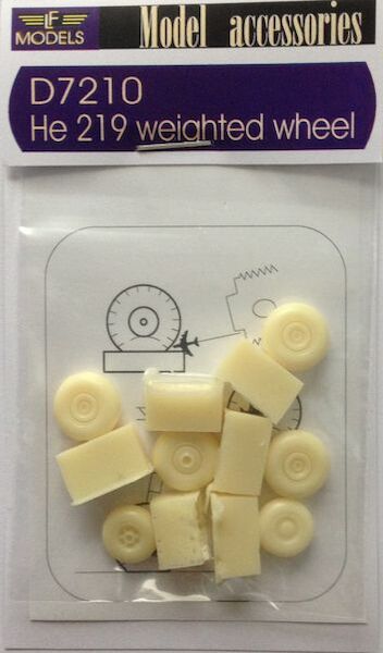 Heinkel He219 weighted wheels LFD7210
