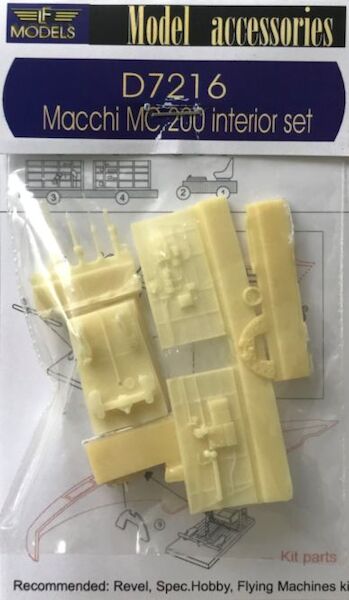 Macchi MC200 Interior set (Revell, Special Hobby, FM)  LFD7216