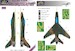 North American F100D Super Sabre USAF Vietnam Camouflage Painting Mask LFM3258