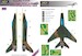 North American F100D Super Sabre USAF Vietnam Camouflage Painting Mask LFM3258