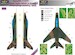 North American F100F Super Sabre USAF Vietnam Camouflage Painting Mask LFM3259