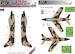 Fiat G91R Gina Portugese service Camouflage Painting Mask LFM3281