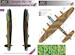 Avro Lancaster MKI/MKIII Camo. Painting Mask (Hong Kong Models, Border Model) LFM3285