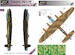 Avro Lancaster MKI/MKIII Camo. Painting Mask (Hong Kong Models, Border Model) LFM3285