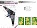Horten  Ho229 Part 1. Camouflage Painting Mask 1930s 3-color style camouflage TAKOM) LFM3288