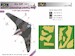 Horten  Ho229 Part 2. Camouflage Painting Mask Grey 2-color camo (TAKOM) LFM3290