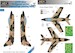 Fiat G91R Gina Portugese service Camouflage Painting Mask LFM48113