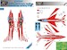 Fiat G91PAN Gina Italian Anniversary markings Camouflage Painting Mask LFM48114