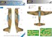 Vultee Vengeance RAF/RAAF Camouflage Painting Mask (AZ Models, Dora Wings) LFM48122
