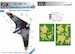 Horten  Ho229 Part 1. Camouflage Painting Mask 1930s 3-color style camouflage LFM48138
