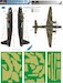 Vickers Wellington MK1c camouflage painting Mask - A scheme LFM4829