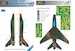 North American F100D Super Sabre USAF Vietnam Camouflage Painting Mask LFM4872