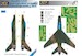 North American F100D Super Sabre USAF Vietnam Camouflage Painting Mask LFM4872