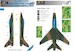 North American F100F Super Sabre USAF Vietnam Camouflage Painting Mask LFM4873