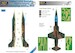 Lockheed F104C Starfighter USAF in Vietnam Camouflage Painting Mask LFM4879