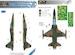 Northrop F5A Freedom Fighter USAF in Vietnam Camouflage Painting Mask LFM4880