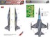 NF-5A Freedom Fighter of RNeth AF Camouflage Painting Mask - Grey Scheme LFM72105