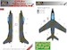 Fiat G91R Gina Italian service Camouflage Painting Mask LFM72120