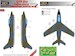 Fiat G91R Gina Italian service Camouflage Painting Mask LFM72120