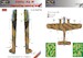 Whitley MKIII Camouflage Painting Mask Pattern B (Arfix, Fly Models) LFM72125