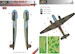 Dornier Do217K-2 Camouflage Painting Mask (Italeri) LFM72141