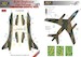B-66 Destroyer over Vietnam Camouflage Painting Mask (Italeri) LFM72145