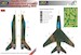 North American F100D Super Sabre USAF Vietnam Camouflage Painting Mask LFM7277