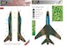North American F100F Super Sabre USAF Vietnam Camouflage Painting Mask LFM7278