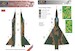 Convair F102A Delta Dagger USAF in Vietnam Camouflage Painting Mask LFM7283