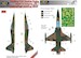 Northrop F5A Freedom Fighter USAF in Vietnam Camouflage Painting Mask LFM7285