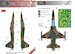 Northrop F5C Freedom Fighter USAF in Vietnam Camouflage Painting Mask LFM7286