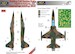 Northrop F5C Freedom Fighter  USAF in Vietnam Camouflage Painting Mask LFM7286