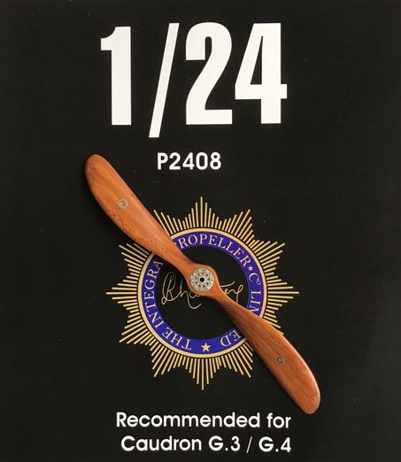 Hand made wooden prop Integral Chauviére for Caudron G.3/G.4 LFP2408