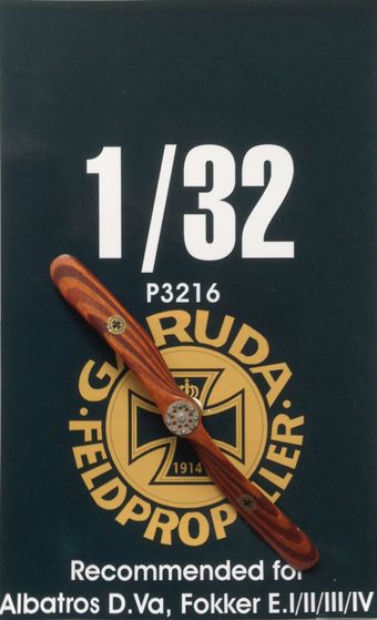 Hand made wooden prop Garuda Feldpropeller LFP3216