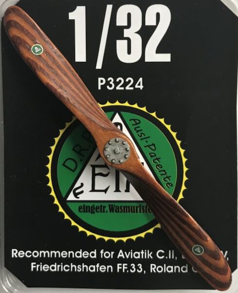 Hand made wooden prop ETA prop for Roland CII, Aviatik, FF33, W29, LVG CII and Halberstadt LFP3224