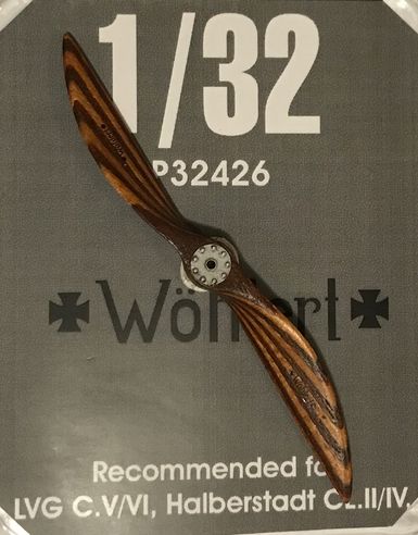 Hand made wooden prop Wohlert Type II for LVG CV/CVI, Halberstadt CLII/IV LFP32426