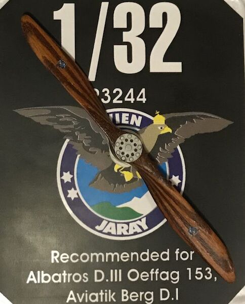 Hand made wooden prop Jaray Type II for Albatros DIII, Oefag 153 LFP3244