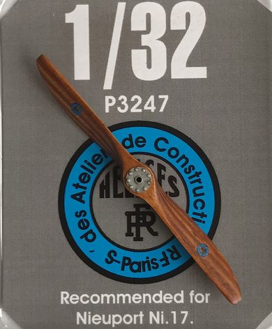 Hand made wooden prop Regy type II for Nieuport Ni17 LFP3247