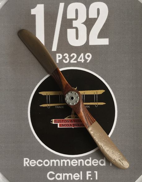 Hand made wooden prop Ruston & Hornsby AD 644 for Sopwith Camel F.1 and Snipe LFP3249