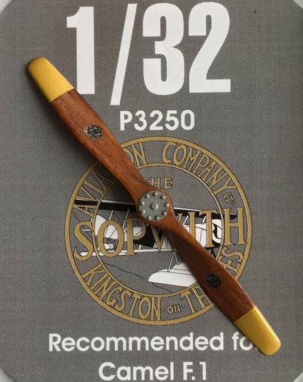 Hand made  wooden prop Sopwith LP2850 for Sopwith Camel F.1 and Snipe  LFP3250