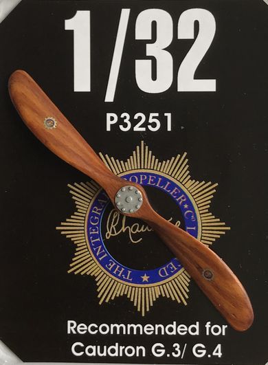 Hand made wooden prop Chauviere for Caudron G.3/ G.4 LFP3251
