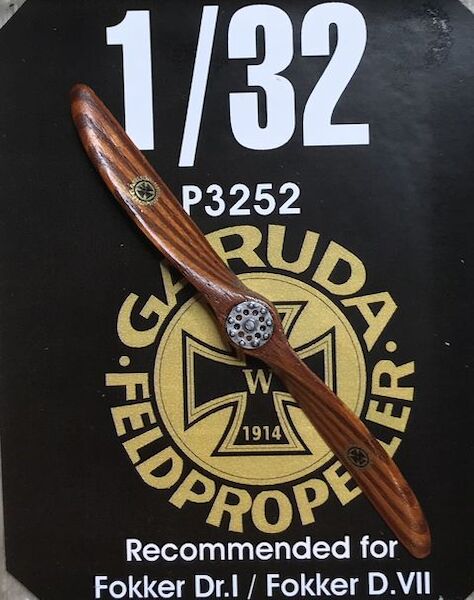 Hand made wooden prop Garuda Feldpropeller type III for Fokker Dr1, DVII LFP3252