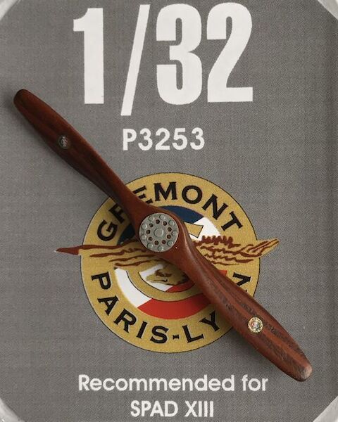 Hand made wooden prop Gremont type 1 for SPAD XIII LFP3253